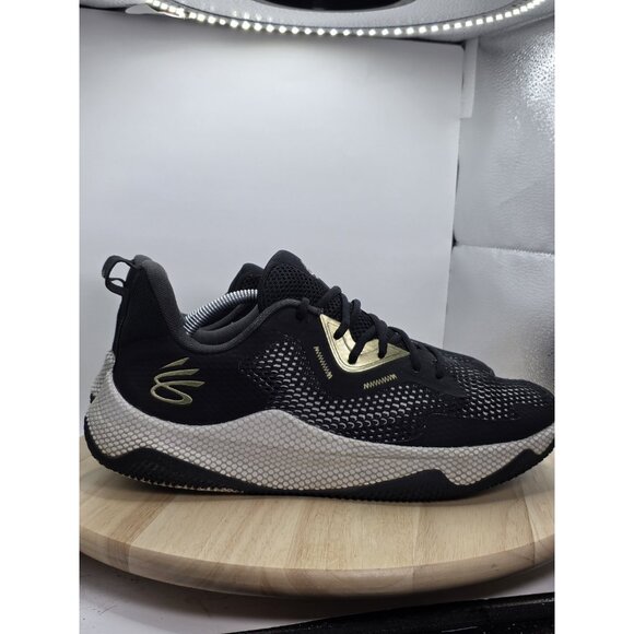 Under Armour Curry HOVR Splash 3 Mens Size 12 Basketball Shoes Black 3026899-002 - Picture 3 of 12